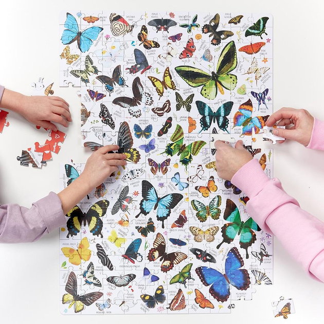 Пазли CzuCzu Puzzlove Метелики 200 елементів 493648 (5902983493648) - зображення 4
