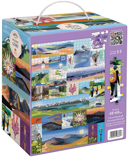 Пазли CzuCzu Puzzlove Польські Гори 1000 елементів 493839 (5902983493839) - зображення 4