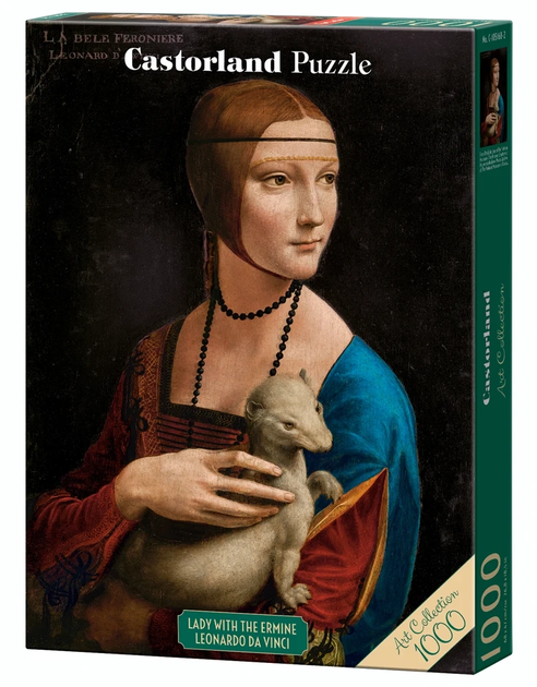 Puzzle Castorland Art Collection Lady with the Ermine Leonardo da Vinci 1000 elementów C-105168-2 (5904438105168) - obraz 1
