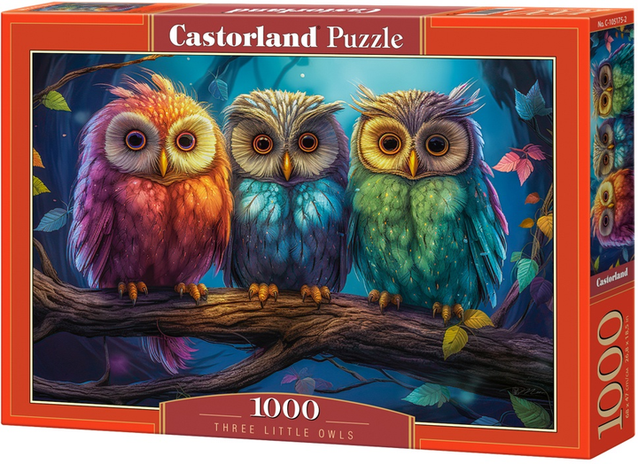 Пазли Castorland Три Маленькі Сови 1000 елементів C-105175-2 (5904438105175) - зображення 1