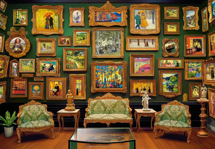 Puzzle Castorland Art gallery 1000 elementów C-105212-2 (5904438105212) - obraz 2