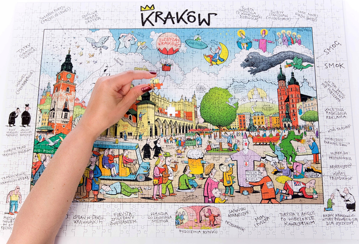 Puzzle MDR Andrzej Mleczko Kraków 1000 elementów 0406 (5905669227544) - obraz 2