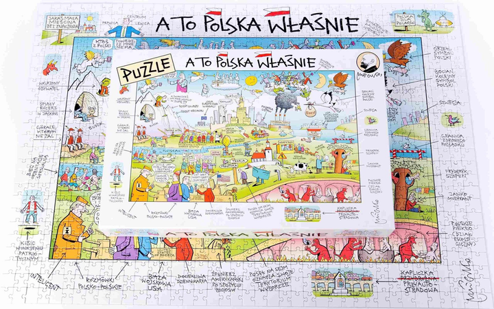 Puzzle MDR Andrzej Mleczko A to polska właśnie 1000 elementów (5905669227643) - obraz 2