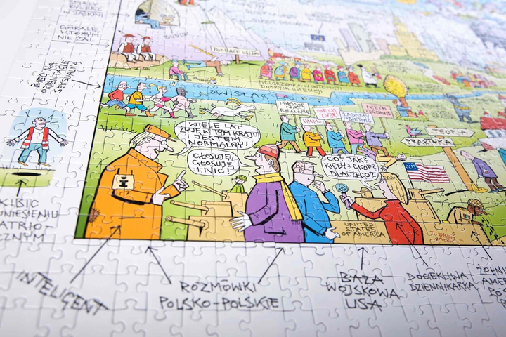 Puzzle MDR Andrzej Mleczko A to polska właśnie 1000 elementów (5905669227643) - obraz 4