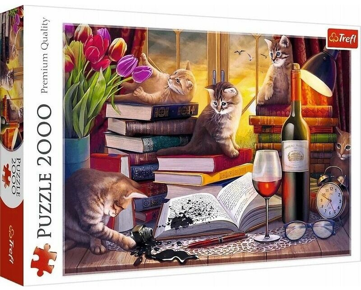 Пазли Trefl Premium Quality Котячий Вечір 2000 елементів 27126 (5900511271263) - зображення 1