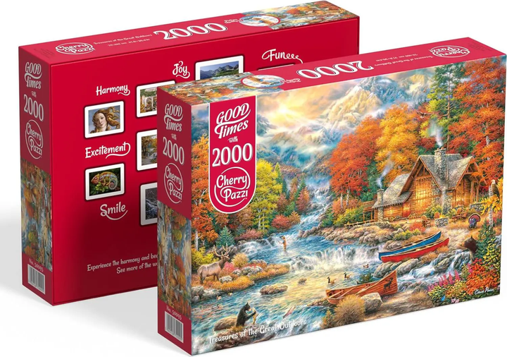 Puzzle CherryPazzi Treasures of the freat outdoors 2000 elementów 50095 (5903728750095) - obraz 2