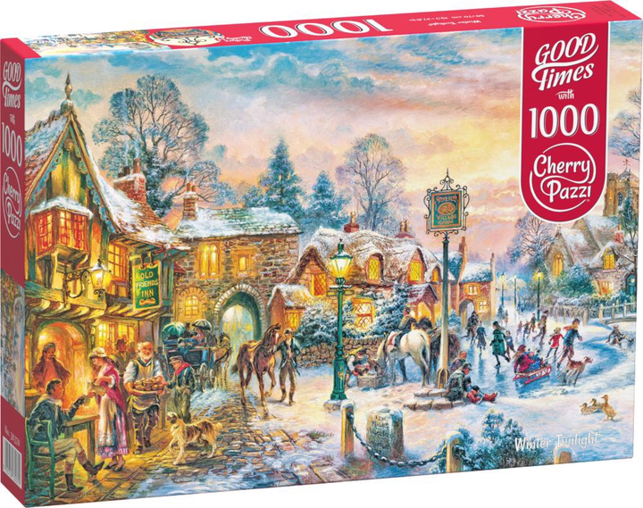 Puzzle CherryPazzi Winter twilight 1000 elementów 30370 (5903728730370) - obraz 1