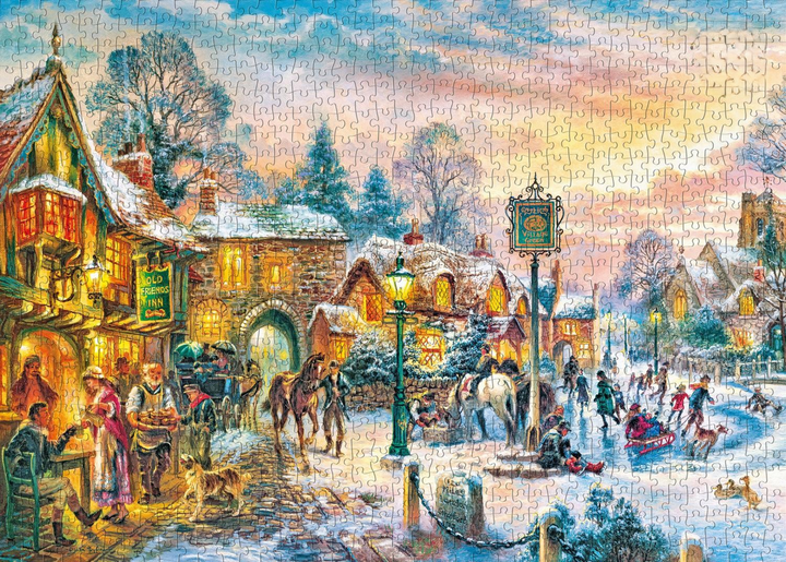 Puzzle CherryPazzi Winter twilight 1000 elementów 30370 (5903728730370) - obraz 3