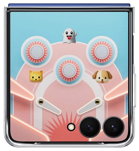 Etui Samsung Flipsuit na Samsung Galaxy Z Flip7 z wymienna plytka Transparent (8806097476610) - obraz 6