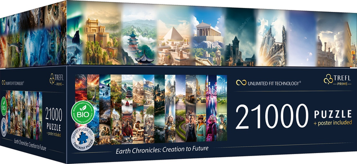 Puzzle Trefl Prime Uft chronicles creation to future 21000 elementów 81040 (5900511810400) - obraz 1