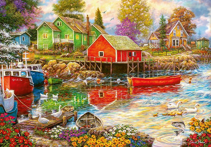 Puzzle CherryPazzi Quiet cove 2000 elementów 50088 (5903728750088) - obraz 3