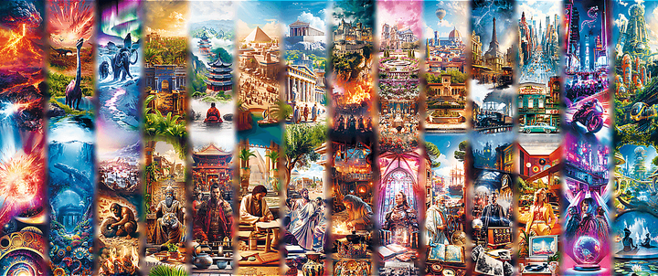 Puzzle Trefl Prime Uft chronicles creation to future 21000 elementów 81040 (5900511810400) - obraz 3