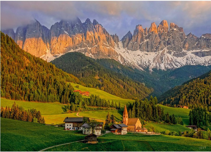Пазли CherryPazzi Santa Maddalena Dolomites 1000 елементів (5903728730028) - зображення 2