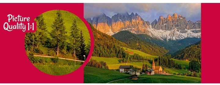 Пазли CherryPazzi Santa Maddalena Dolomites 1000 елементів (5903728730028) - зображення 5