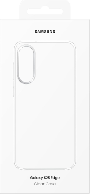 Etui Samsung Clear Cover EF-QS937CTE na Samsung Galaxy S25 Edge Transparent (8806097329633) - obraz 6