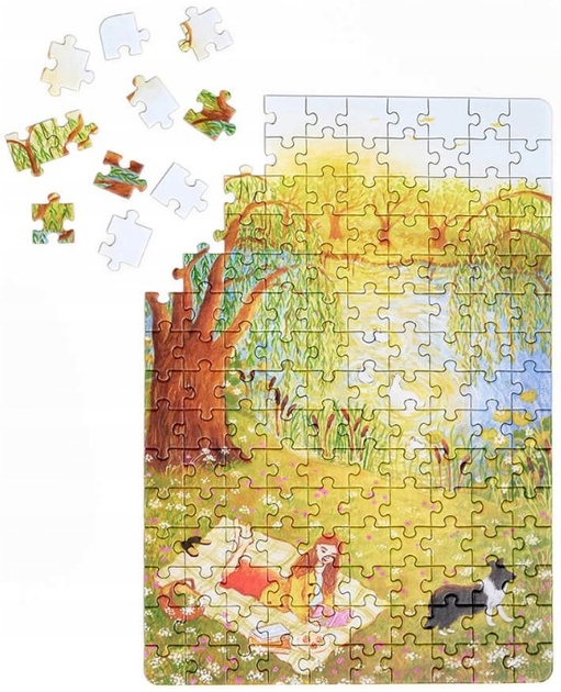 Набір пазлів CzuCzu Puzzlove Час для квітів 4 x 150 елементів 493822 (5902983493822) - зображення 6
