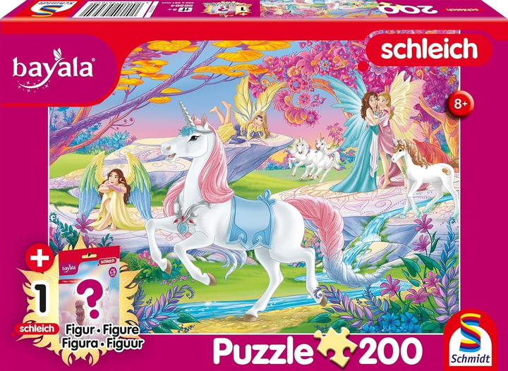 Puzzle Schmidt Spiele Schleich Bayala magiczna kraina + Figurka 200 elementów 113349 (4001504565640) - obraz 1