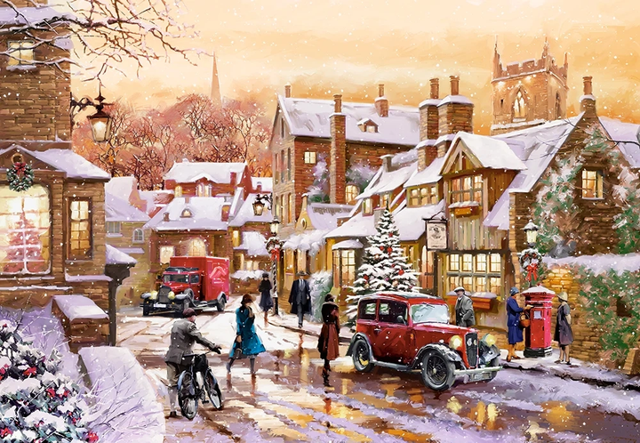 Puzzle Castorland Vintage winterland 1000 elementów C-104802-2 (5904438104802) - obraz 2