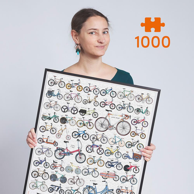 Puzzle CzuCzu Puzzlove Rowery 1000 elementów 493622 (5902983493662) - obraz 6
