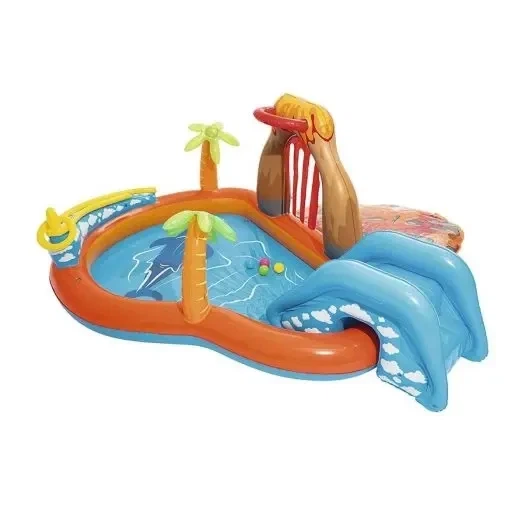 Надувной игровой центр с горкой Bestway 53069 Play Center 265×265×104 см, 208 л - изображение 7