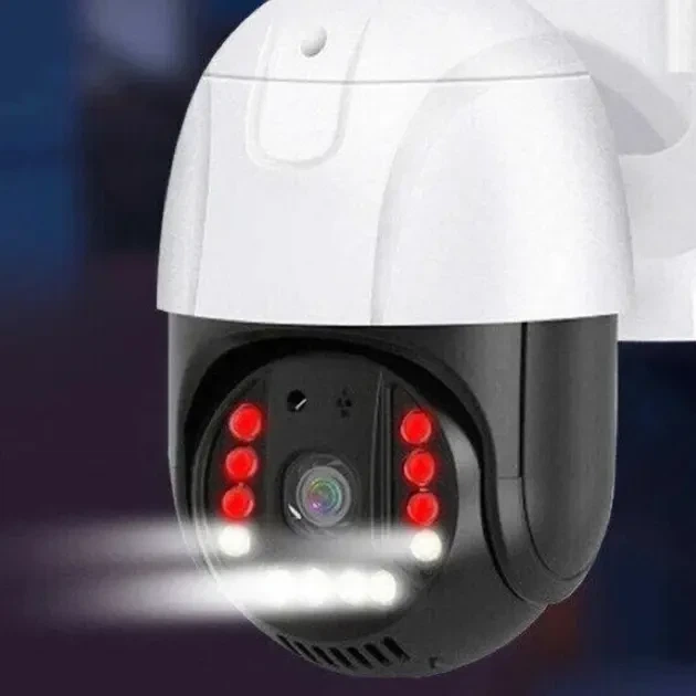 4G Wi-Fi IP-камера відеоспостереження V380 PRO з сонячною панеллю, автотрекінгом, нічним баченням, двостороннім звуком, IP66 - зображення 5