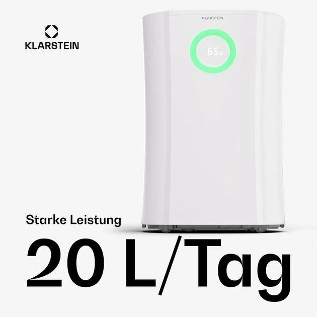 Осушитель воздуха KLARSTEIN DryFy Pro Connect 20 Белый - изображение 2