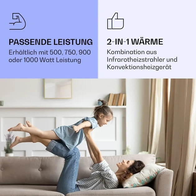 Зеркало-обогреватель Klarstein La Palma 1000 smart 2-in-1 Бронзовый - изображение 6
