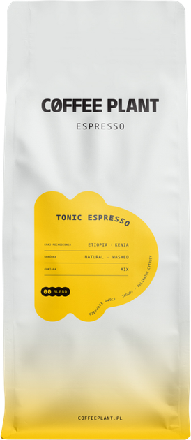 Kawa ziarnista Coffee Plant Tonic Espresso Blend 1 kg (5904800243108) - obraz 1