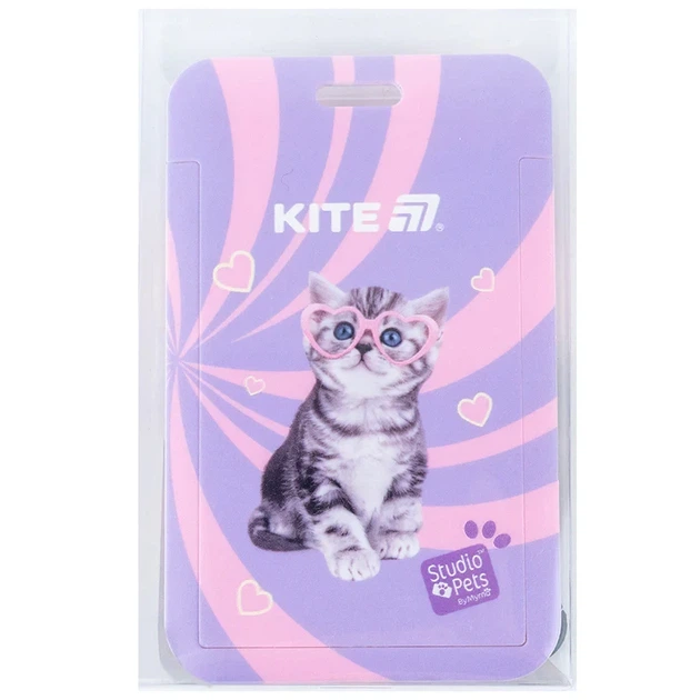 Бейдж-слайдер Kite Studio Pets рожевий SP25-450 - изображение 4