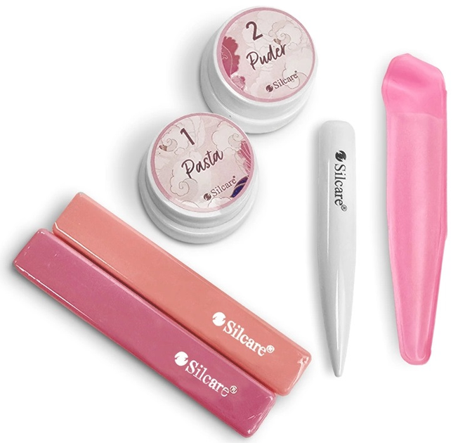 Zestaw do manicure japońskiego Silcare 12 elementów (5902560564280) - obraz 5