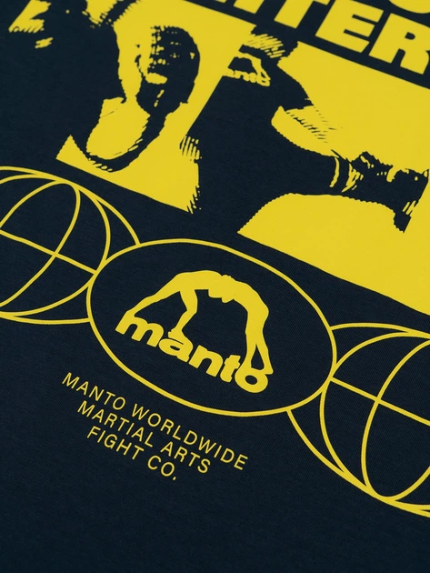 Футболка MANTO t-shirt FIGHTER SOUL Navy Blue S - зображення 5