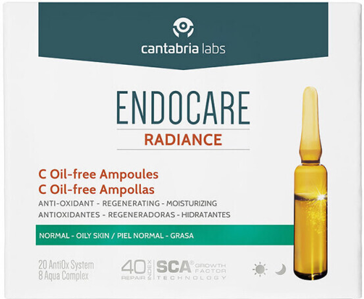 Ampułki Endocare Radiance C Oil-Free 10 szt x 2 ml (8470001994097) - obraz 1