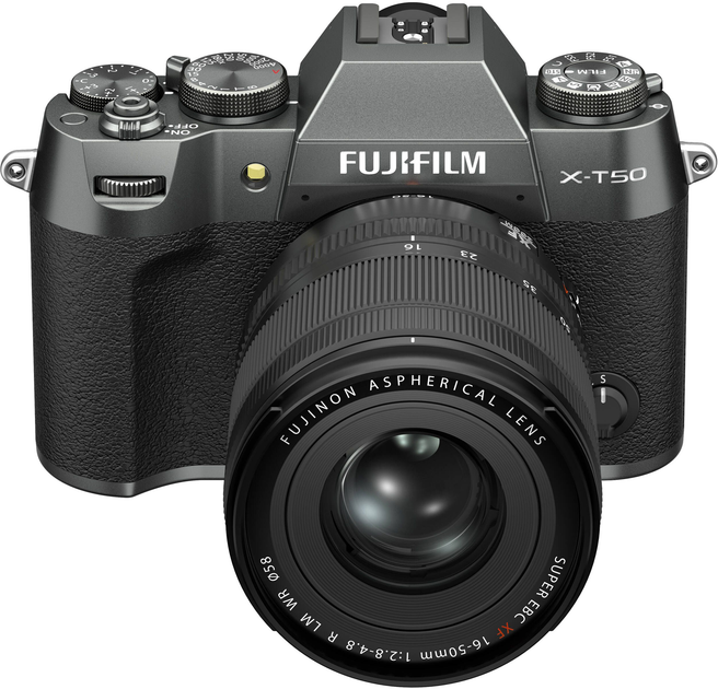 Беззеркальный фотоаппарат Fujifilm X-T50 + XF 16-50mmF2.8-4.8 R LM WR Kit Charcoal silver (16828650) - Фото 3 Беззеркальный фотоаппарат Fujifilm X-T50 + XF 16-50mmF2.8-4.8 R LM WR Kit Charcoal silver (16828650) - изображение 3