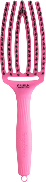 Szczotka do włosów Olivia Garden Fingerbrush Dolce Vita różowa (5414343018854) - obraz 3