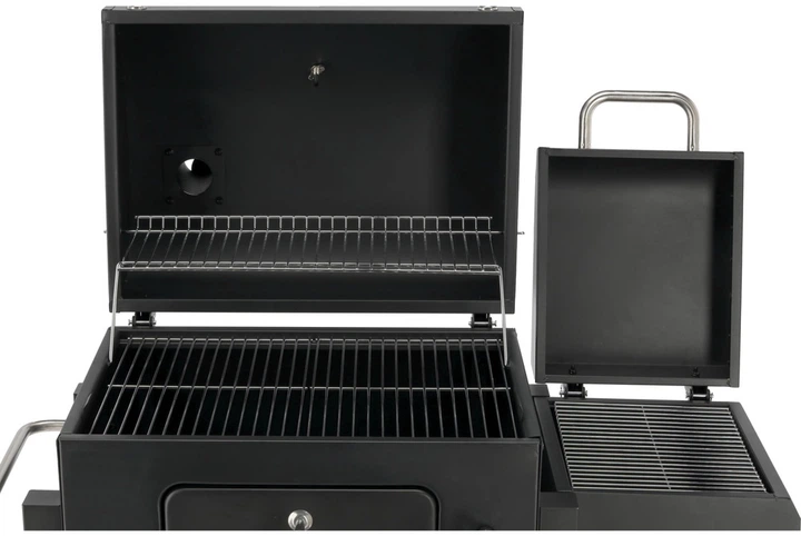 Grill węglowy z wędzarnią LUND ruszt 54.5x23.5 cm (99925_lu) - obraz 9