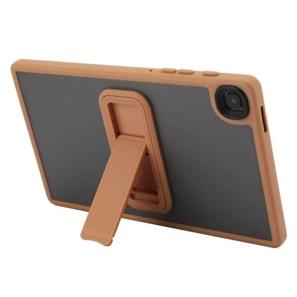 Защитный чехол Deexe Crystal Kickstand для Samsung Galaxy Tab A7 Lite (T220/T225) - Gold - Фото 2 Защитный чехол Deexe Crystal Kickstand для Samsung Galaxy Tab A7 Lite (T220/T225) - Gold - изображение 2