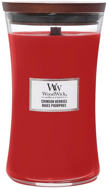 Ароматична свічка Woodwick Crimson Berries 610 г (5038581054889) - зображення 1