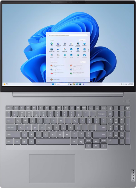 Ноутбук Lenovo ThinkBook 16 G8 IRL (21SHA02PPB) Arctic Grey - зображення 4