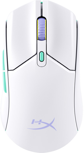 Mysz HyperX Pulsefire Haste 2 Core Wireless/Bluetooth White (8R2E7AA) - obraz 2