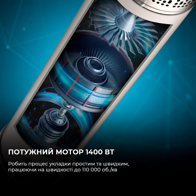 Стайлер CECOTEC Bamba CeramicCare 14in1 AirGlam Champagne (CCTC-00252) - зображення 5