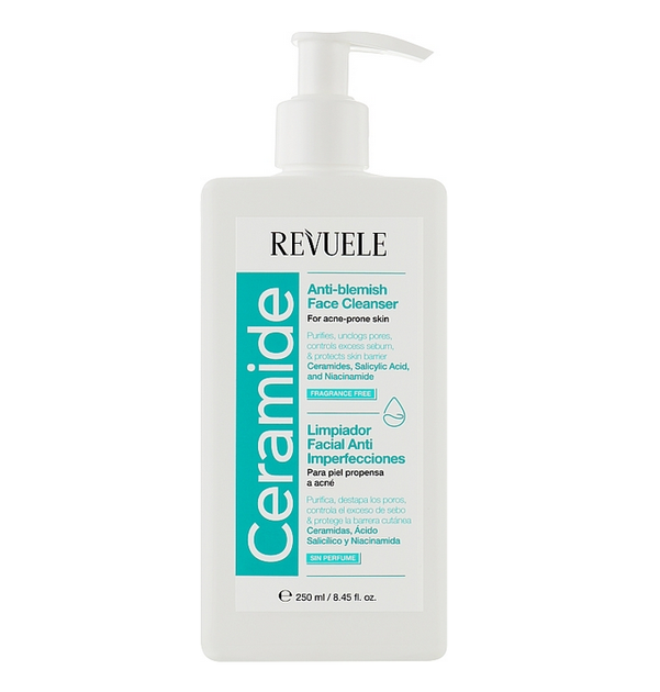Гель для умывания Revuele Ceramide Anti-Blemish Face Cleanser против пигментных пятен, 250 мл - Фото 2 Гель для умывания Revuele Ceramide Anti-Blemish Face Cleanser против пигментных пятен, 250 мл - изображение 2