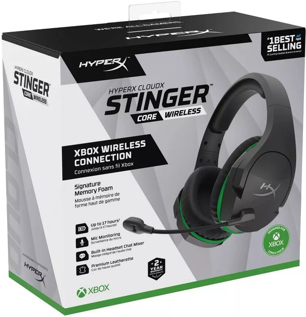 Навушники HyperX CloudX Stinger Core Wireless for Xbox (4P5J0AA) - зображення 8