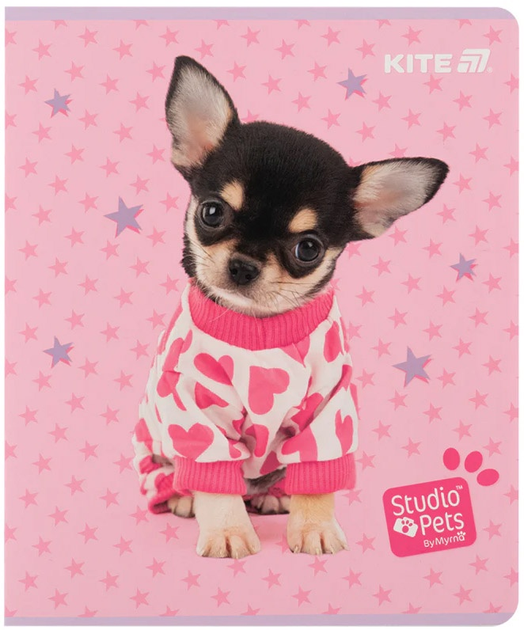 Набір шкільних зошитів Kite Studio Pets 24 аркуші у клітинку 20 шт (SP25-238) - зображення 3