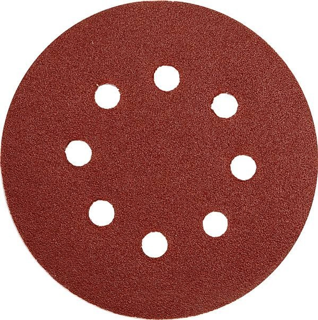 Papier ścierny Yato 8 otworów na rzepy P80 5 szt YT83453 (5906083834530) - obraz 1