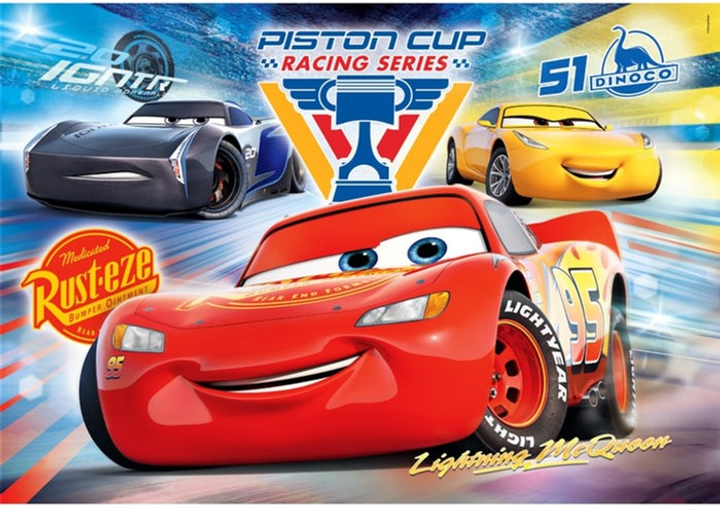 Puzzle Clementoni Super Disney Cars 104 elementy 25047 (8005125250479) - obraz 2