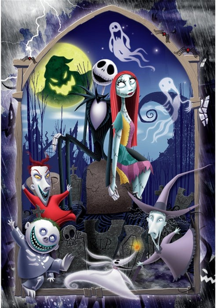 Puzzle Clementoni Super Disney Nightmare Before Christmas 300 elementów 21743 (8005125217434) - obraz 2