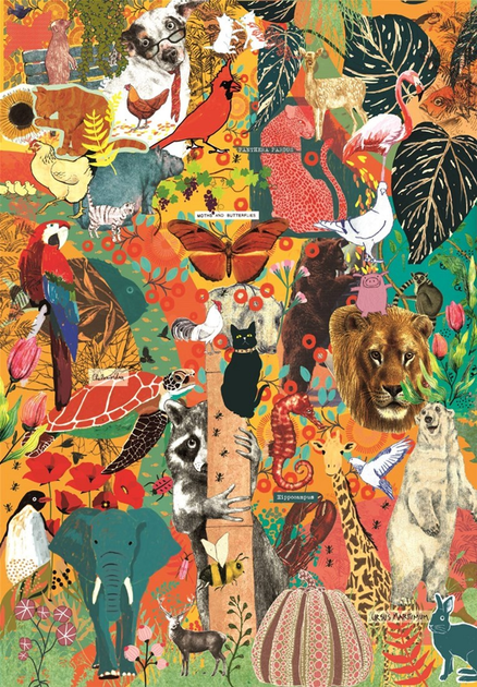 Puzzle Clementoni More is More Animals & Botanics 1000 elementów 37073 (8005125370733) - obraz 2