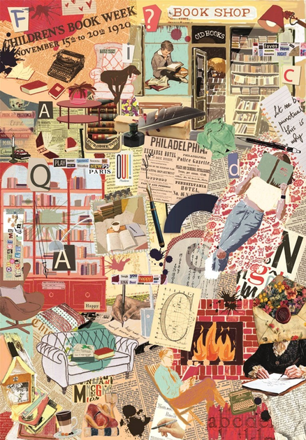 Пазл Clementoni More is More Books & Writing 1000 елементів 37074 (8005125370740) - зображення 2