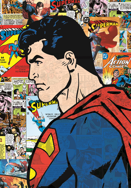 Puzzle Clementoni DC Superman 1000 elementów 37507 (8005125375073) - obraz 2