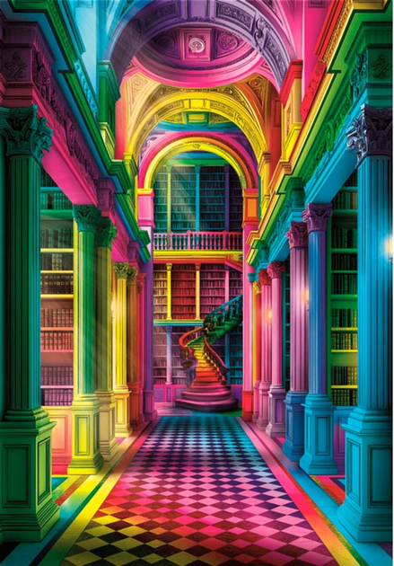 Puzzle Clementoni Colorboom Athenaeum 1000 elementów 37062 (8005125370627) - obraz 2